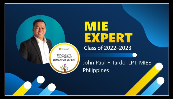 This year will be another year of amazing journey. So excited to be selected as an MIE Expert for 2022-2023 

You can view the official list of MIE Experts through this link: 
aka.ms/mieexpertlist

#MicrosoftEdu
#MIEExpert