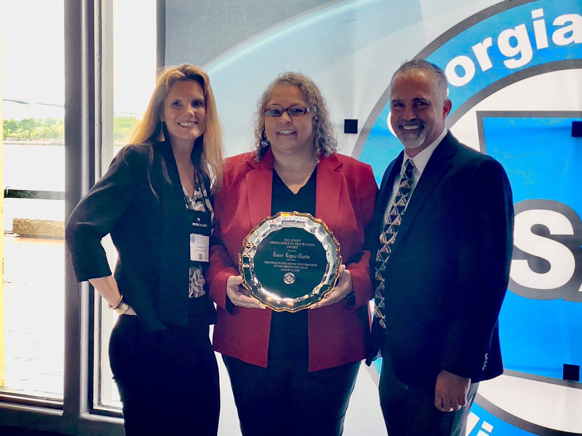 theGAschool's tweet photo. Ray Avant Excellence in Prevention Award: Ester Lopez-Dyrda 

#GSAS2022 https://t.co/uLQkH59i29