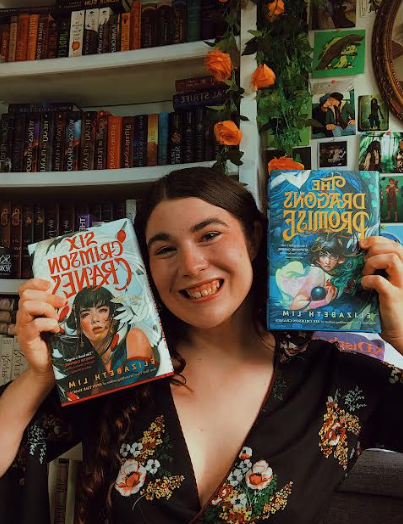 Six Crimson Cranes &amp; The Dragons Promise by <a href="/LizLim/">Elizabeth Lim 🐉Preorder A FORGERY OF FATE! 🌊</a>   💙💙💙💙💙💙💙💙 #Sixcrimsoncranes #Thedragonspromise #bookstagram #bookphoto