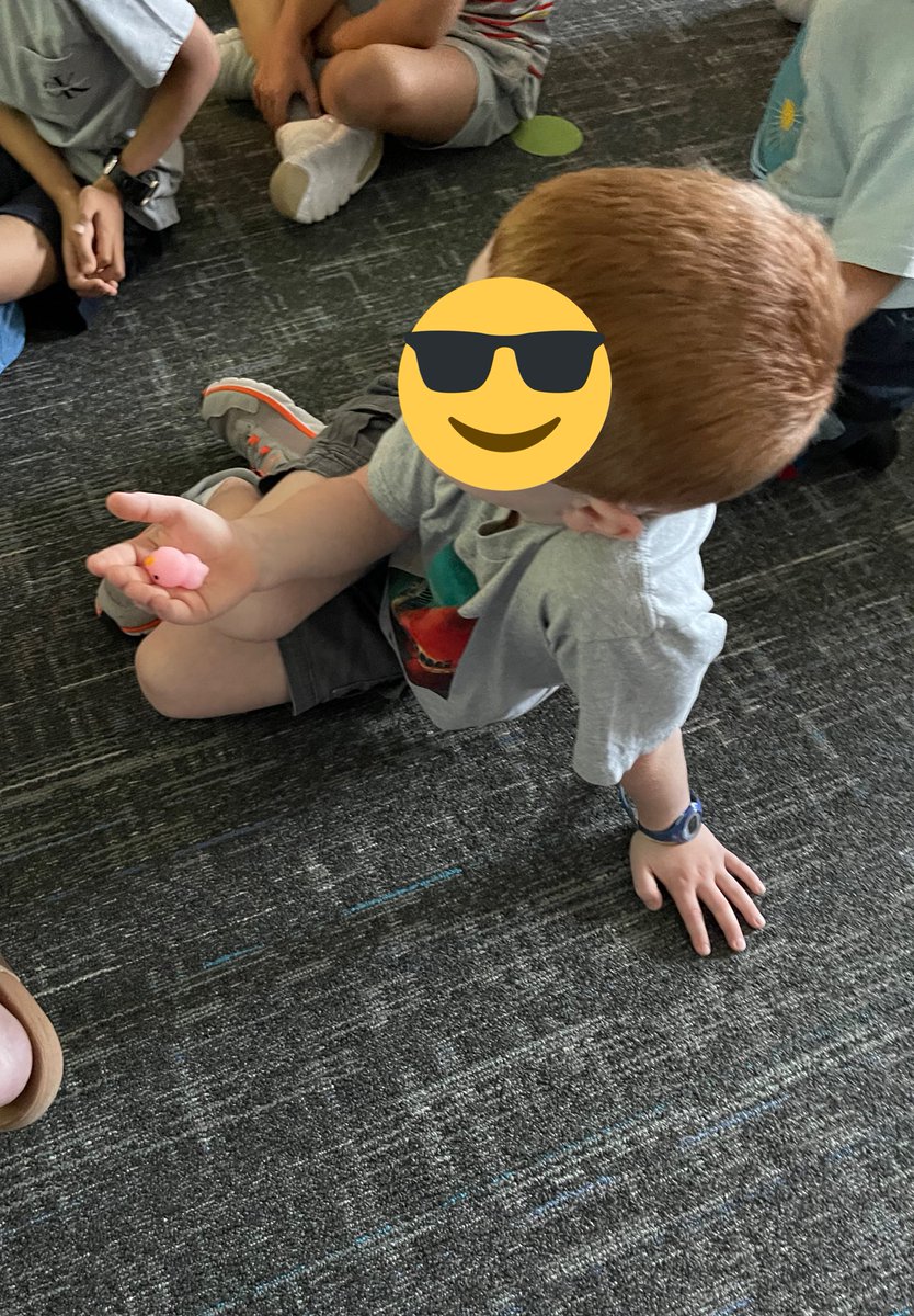 When you get to bring a fidget to the meeting area to help you focus, you might as well make the fidget learn too! #Teamwork #LearningBuddies