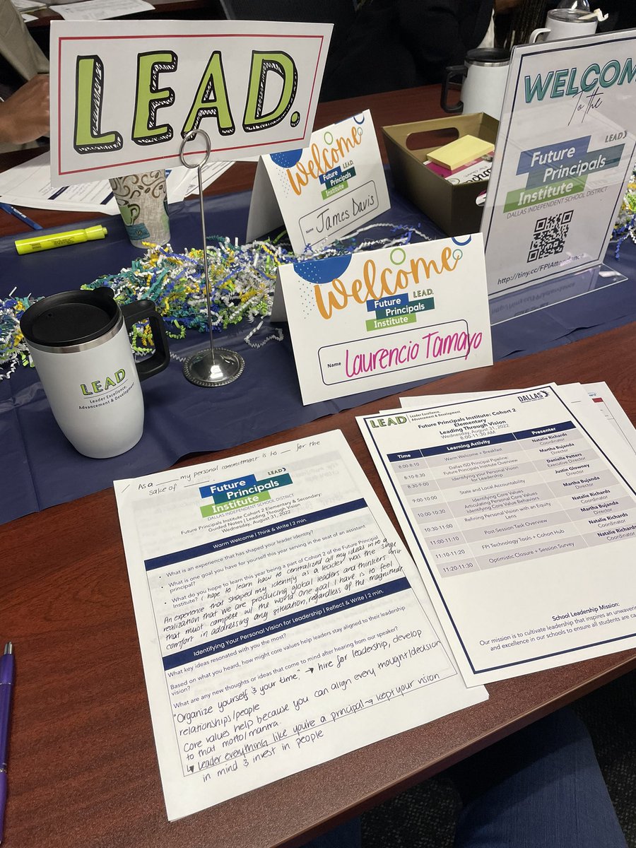 LTamayoDISD's tweet photo. Great first session today with the Future Principals Institute; extremely excited for the rest of the year! @LEAD_DallasISD @S_C_McDonald @LisaPCurry1 https://t.co/ndOGMe1wow
