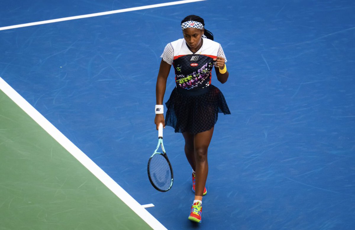 CocoGauff's tweet photo. onto the next 🍎🏙 @usopen https://t.co/3RexnDK75N