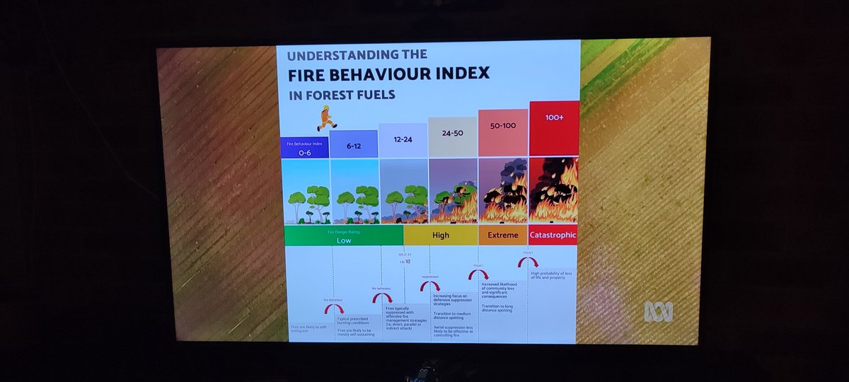 It is not everyday that you see your illustrations featured on <a href="/abcnews/">ABC News</a>
and <a href="/abclandline/">ABC Landline</a>!!! So much hard work has gone into it from a lot of people 👏 <a href="/NSWRFS/">NSW RFS</a> <a href="/BOM_au/">Bureau of Meteorology, Australia</a> <a href="/AFACnews/">AFAC</a>
From today Australia has a new fire danger rating system
afac.com.au/initiative/afd…
#AFDRS #bushfire