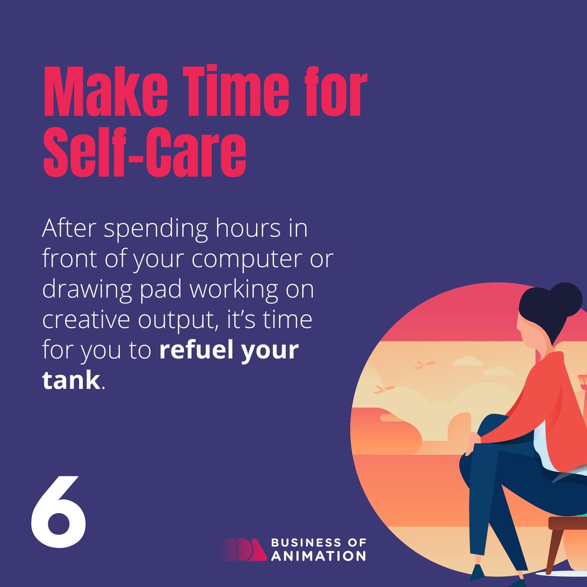 animationbiz's tweet image. 5. Meet other animators
6. Make time for self-care

Want to Grow Your Freelance Animation Career or Studio? Sign up for our FREE Masterclass! Link in bio.

#AnimatorsSchedule #AnimatorsPriorities #AnimatorsRoutine #AnimationStudio #FreelanceAnimator #FreelanceAnimation
