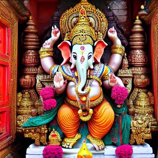 jitendrazaa's tweet photo. Happy Ganesh Chaturthi to everyone who observes. This image is built by Stable Diffusion AI, check out my blog on how to get it working with some sample outputs

 -   https://t.co/EJ6aaG7McB https://t.co/AjP0xYBJBJ