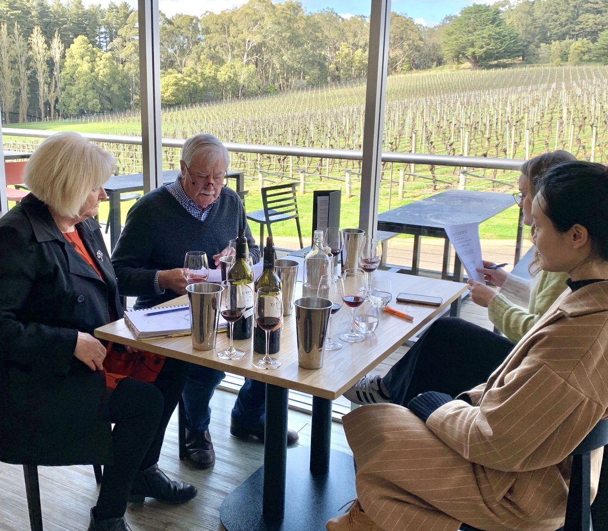 Tapanappa Wines (@tapanappa) on Twitter photo First day of Spring heralds the release of the 2018 Whalebone Vineyard wines. I've just hosted a masterclass for the Cellar Door team and they all agree these new releases are stunning!
Try them at our Cellar Door with a tasting -tapanappa.com.au/distinguished-…
<a href="/Tapanappa/">Tapanappa Wines</a> #briancroser First day of Spring heralds the release of the 2018 Whalebone Vineyard wines. I've just hosted a masterclass for the Cellar Door team and they all agree these new releases are stunning!
Try them at our Cellar Door with a tasting -tapanappa.com.au/distinguished-…
<a href="/Tapanappa/">Tapanappa Wines</a> #briancroser