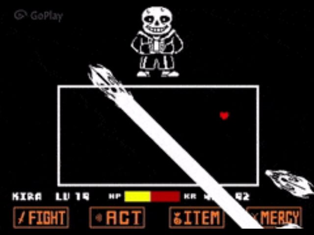 Undertale - sans fight, Full Battle