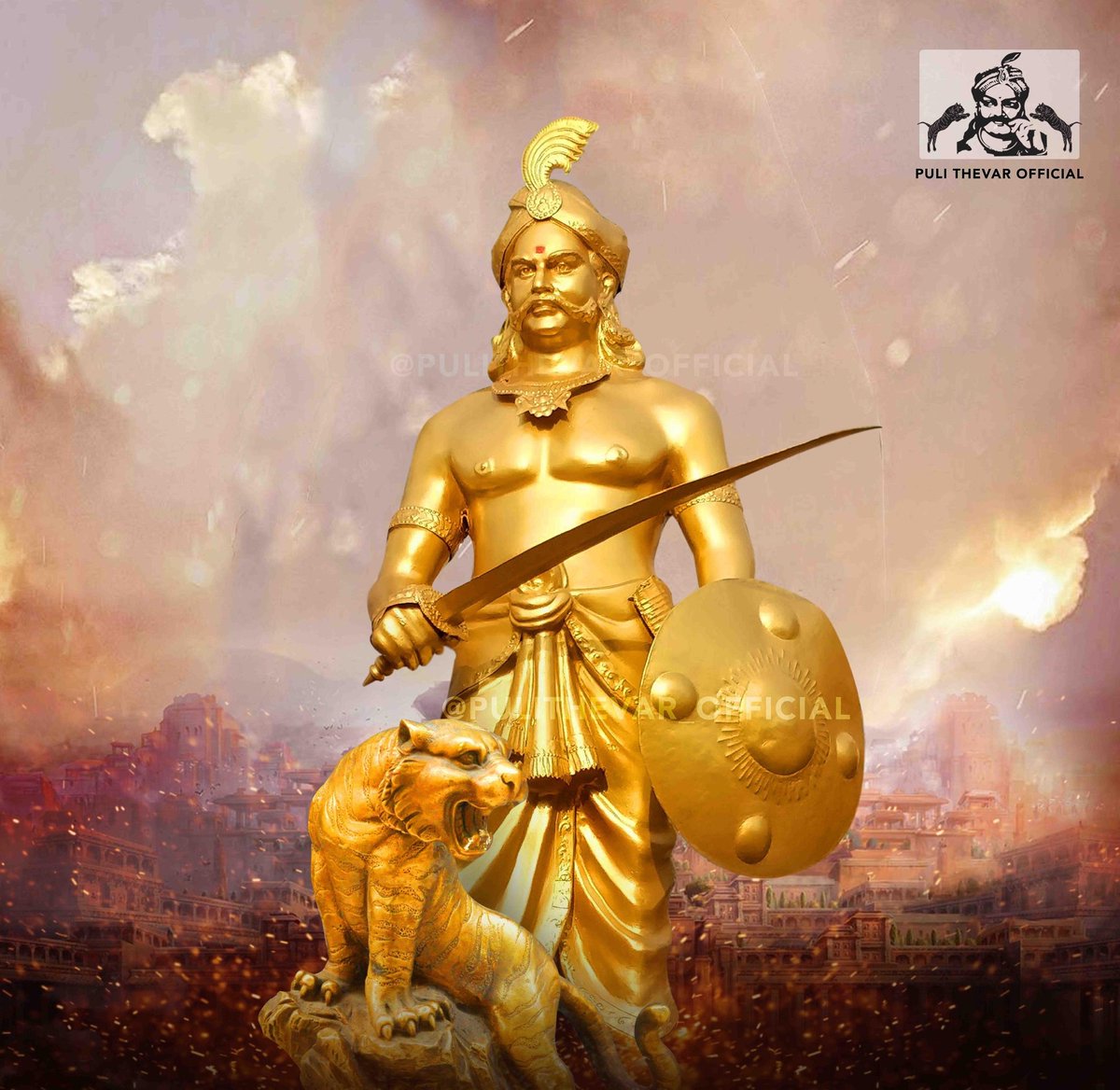 mukkulathor_off's tweet image. The first freedom fighter of India
Marava King Varaguna Pandian Kaathappa Puli Thevar of Nerkattansevval, Tirunelveli (1715-1767)
307 th Birthday🎏🌙

#pulithevar || #firstfreedomfighter