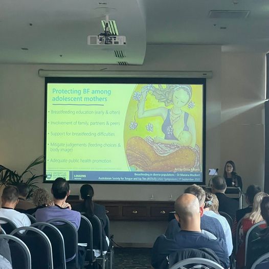 astlitau's tweet photo. Supporting adolescent mothers - "These Mothers are in a vulnerable space, they need support early and often in their breastfeeding journey" - Dr Mariana Muelbert
@AucklandLiggins 

#astlit2022 https://t.co/vmLtr9tWn0