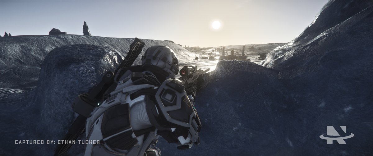 Sniper Sunday again! And boy are our NOVA Snipers doing some solid work as overwatch. <a href="/RobertsSpaceInd/">Star Citizen</a> #StarCitizen