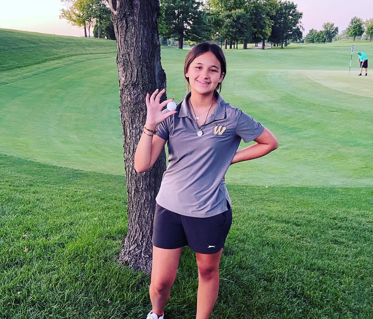 WCC_FinanceAcad's tweet photo. Proud mom! LilJ was not only the medalist tonight but her team won at a really tough @BrickyardGC It was a cool experience for these girls. @RPMS_Athletics your girls showed up ๐ฅฐ #middleschoolgolf #medalist #hardcourse https://t.co/JzmgCohCHl