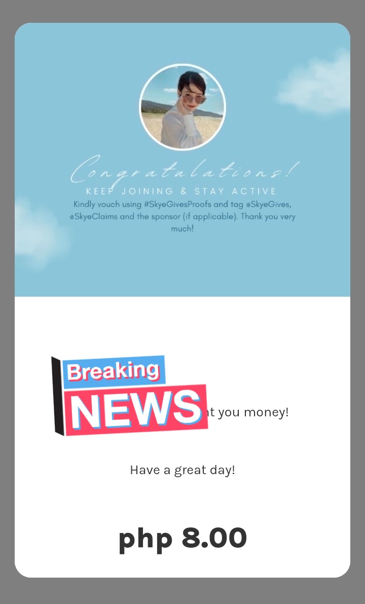 justasimplemen's tweet photo. Thank you so much po @SkyeGives @SkyeClaims and sa sponsor @DaphnePremium !!!💙💙💙
#SkyeGivesProofs https://t.co/7qx0cX43D6
