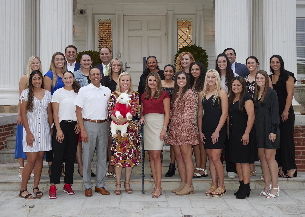 OU_President's tweet photo. Our 6X National Champions @OU_Softball and Coach @GassoPatty are such an inspiration, even in the offseason. Such a great evening honoring this remarkable team, who exhibit the #ChampionshipMindset all year round. https://t.co/VJ0VyGUTlz