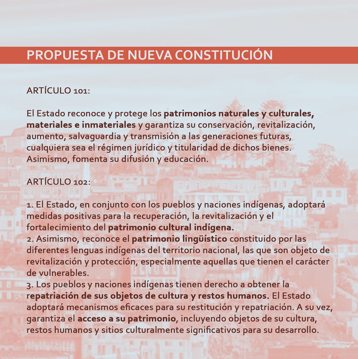 Compat_CA's tweet photo. En razón a nuestro compromiso con el debate público democrático y abierto, les presentamos qué dicen la constitución actual y la propuesta de nueva constitución sobre patrimonio. https://t.co/gnltJv97fn
