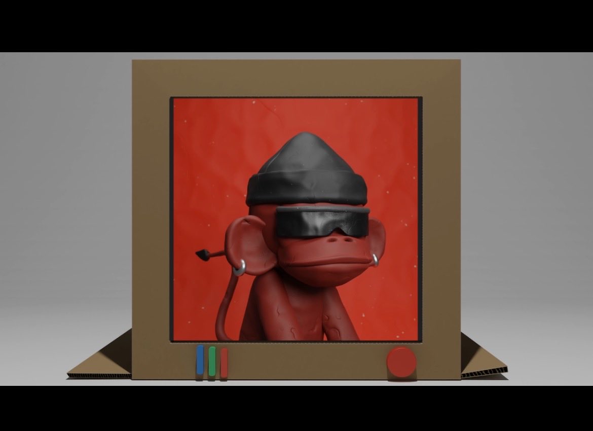 MVG7113's tweet image. I’d like to nominate this clay @MonkeRejects for @y00tlist