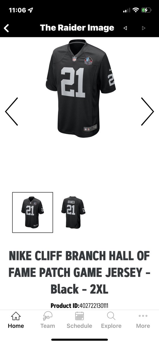 MrOGRaider's tweet photo. MIND MADE UP FUCK THE POLL…ITS MY FATHERS RIP FAVORITE RAIDER OF ALL TIME THE GREAT CLIFF BRANCH HOF BABY…IT WILL NEVER GO OUT OF STYLE OR GET TRADED AMEN OR QUIT…$165.00 #RAIDERIMAGE https://t.co/LdD6SeG4Oo