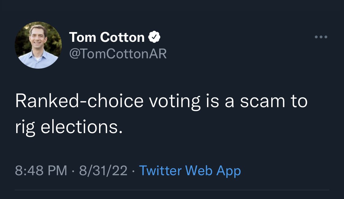 The Electoral College is a scam to rig elections.