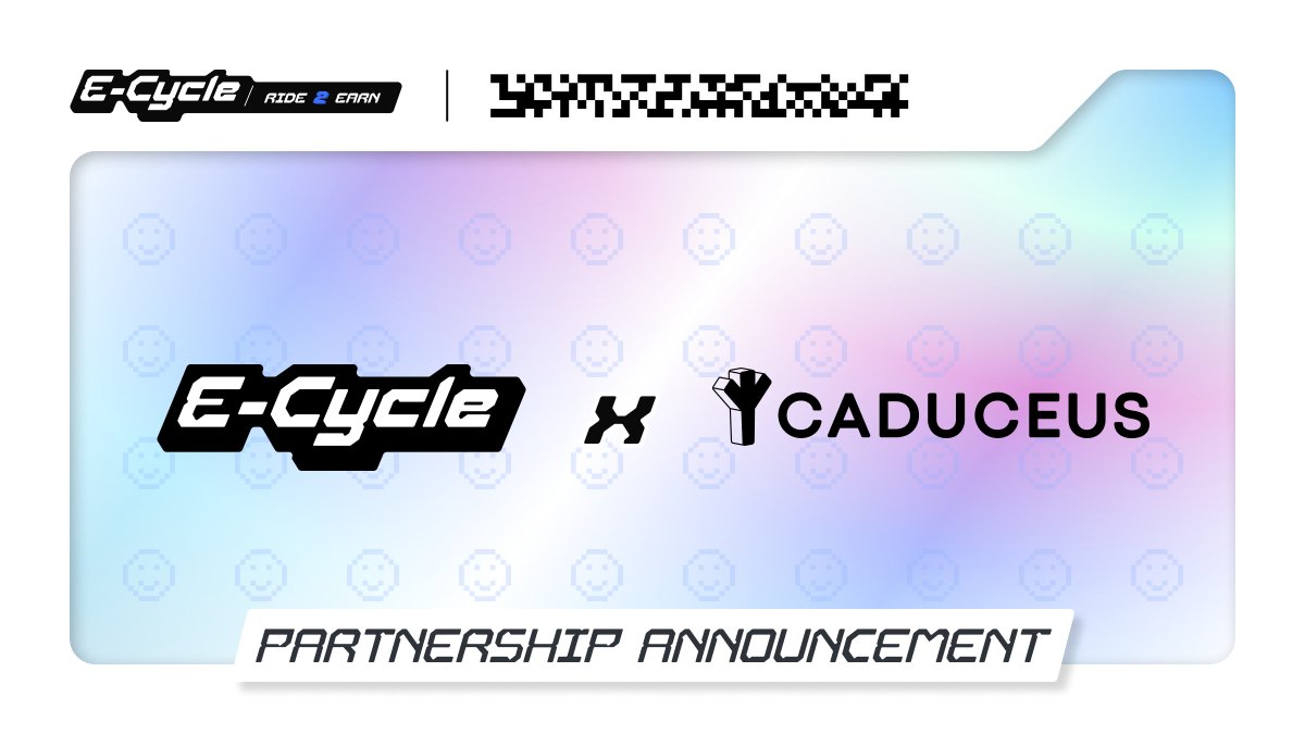 e_cycleofficial's tweet photo. 🎉Partnership announcement🎉
E-CYCLE x CADUCEUS

🌎With great pleasure, we announce our partnership with @Caduceus_CMP - blockchain dedicated to Metaverse development

We believe this association will help our #ride2earn project achieve remarkable achievements! 🤝🤝 https://t.co/UY6Yhxs5h6