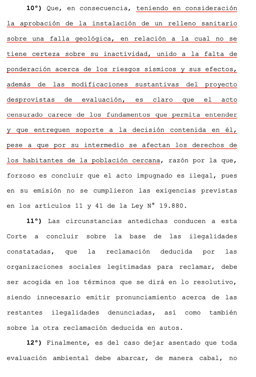 LuisCorderoVega's tweet photo. CS (31.8.2022, rol 112449-2020, sent. reempl) no se puede utilizar la adenda de una DIA para subsanar la falta de información esencial que debió estar disponible al inicio de la evaluación ambiental. Su objetivo es simplemente aclarar, rectificar o ampliar información presentada. https://t.co/GJ9GGUe5Ns