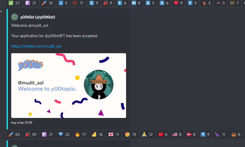 koolk123456's tweet image. 3 Solhub Members accepted into @y00tlist in ONE NIGHT

Huge congrats to @SepanyaMR , @NFTShank and @mudit_sol 

Much Deserved ! @DeGodsNFT