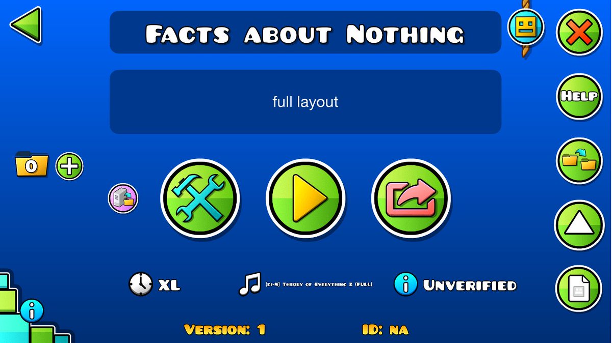 The layout of Facts about Nothing is finished, after 1 year and 15 days.