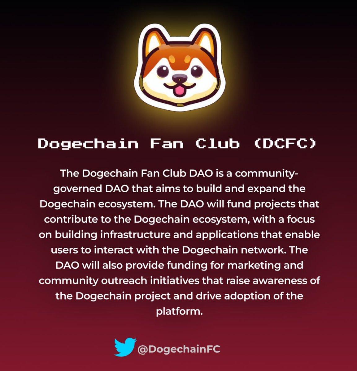 xzerozl's tweet photo. Esta es tu oportunidad de algo GRANDE! $DCFC el Top HODLer de $DC ha creado este Token de Utilidad en la ETH Chain, el DEV es @DogechainFC y te paga dividendos en $DC solo por #HODLear https://t.co/e2RKEg62AI
