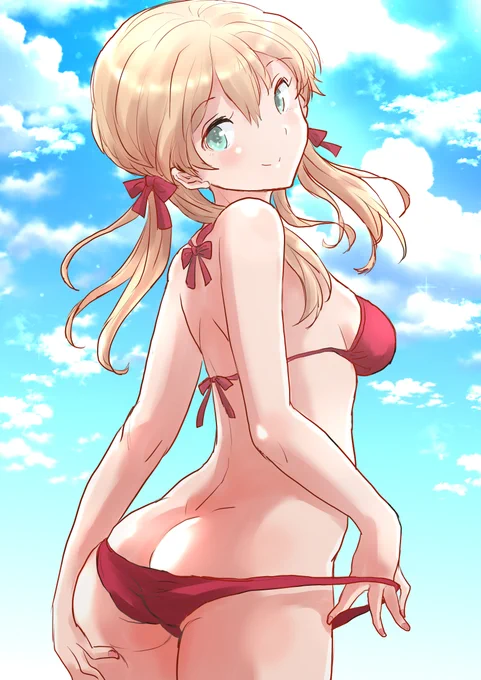 ビキニオイゲンちゃん描きました
ダンケダンケ 