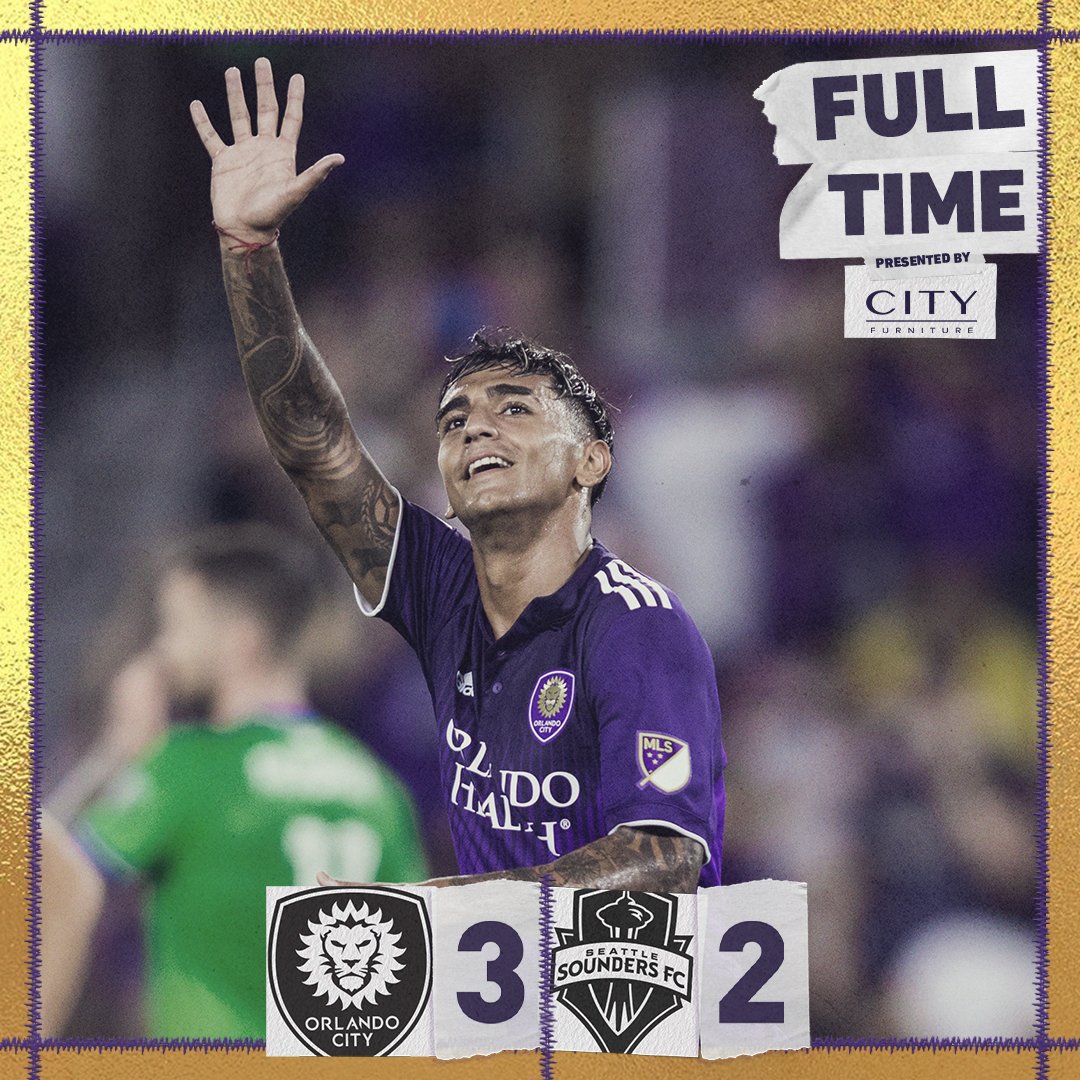 OrlandoCitySC's tweet photo. IT'S HAPPENED AGAIN 🙌 

@CityFurniture | #DaleMiAmor https://t.co/K7mXT0gg8p
