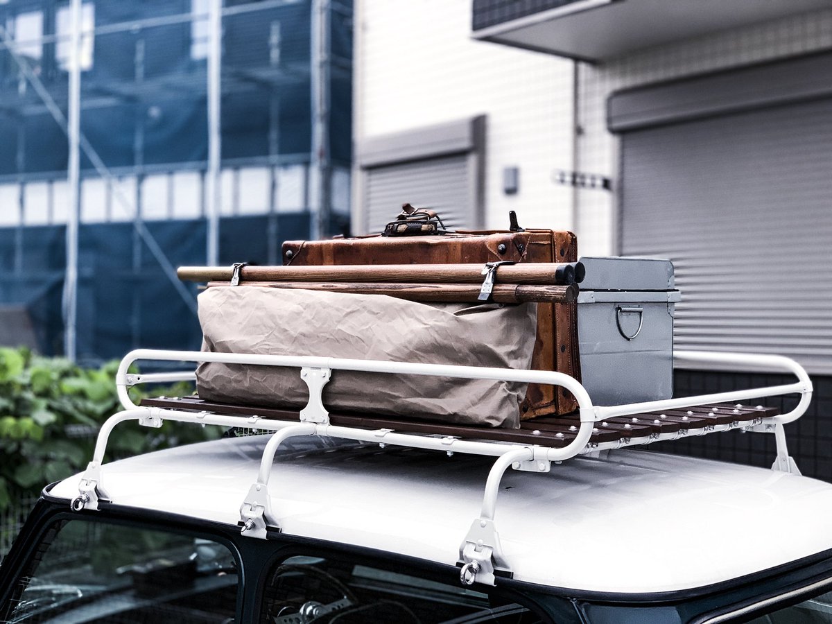 icchi_hobby's tweet photo. #積載もカスタム
子供の頃見たジブリとか泥まみれの虎のせいで荷物が載った乗り物に並々ならぬ何かを感じてしまう。
エンフィと同じくキャリアとタープポールは自作 https://t.co/ekzmXVh6Fy