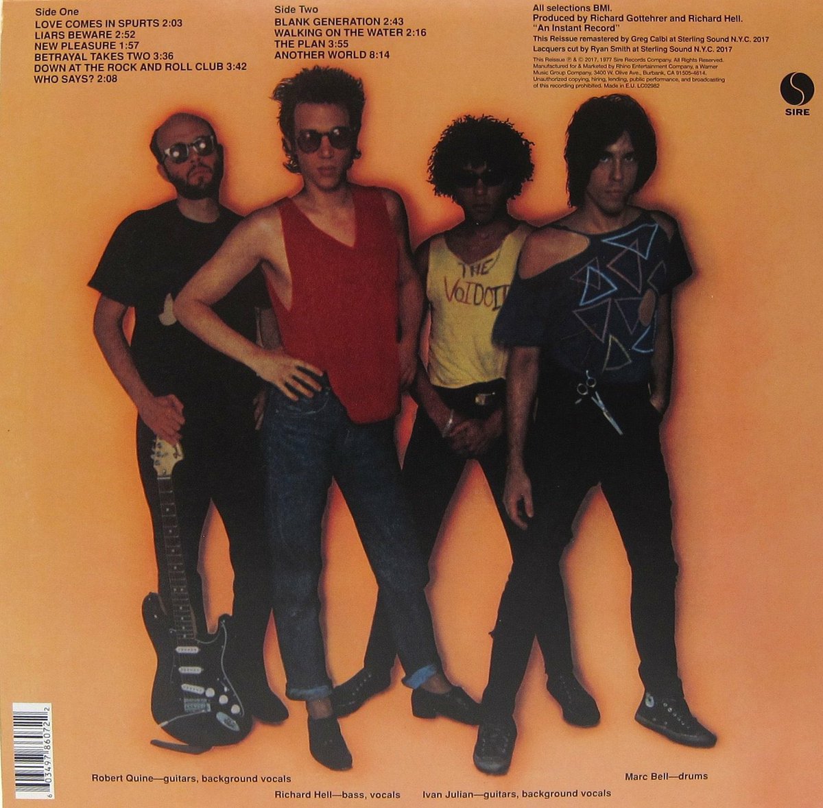 PunkRockStory's tweet photo. 45 years ago
Blank Generation is the debut studio album by American punk rock band Richard Hell and the Voidoids, released in September 1977.
#punk #punks #punkrock #richardhell #thevoidoids #history #punkrockhistory https://t.co/qHVJpchZEY
