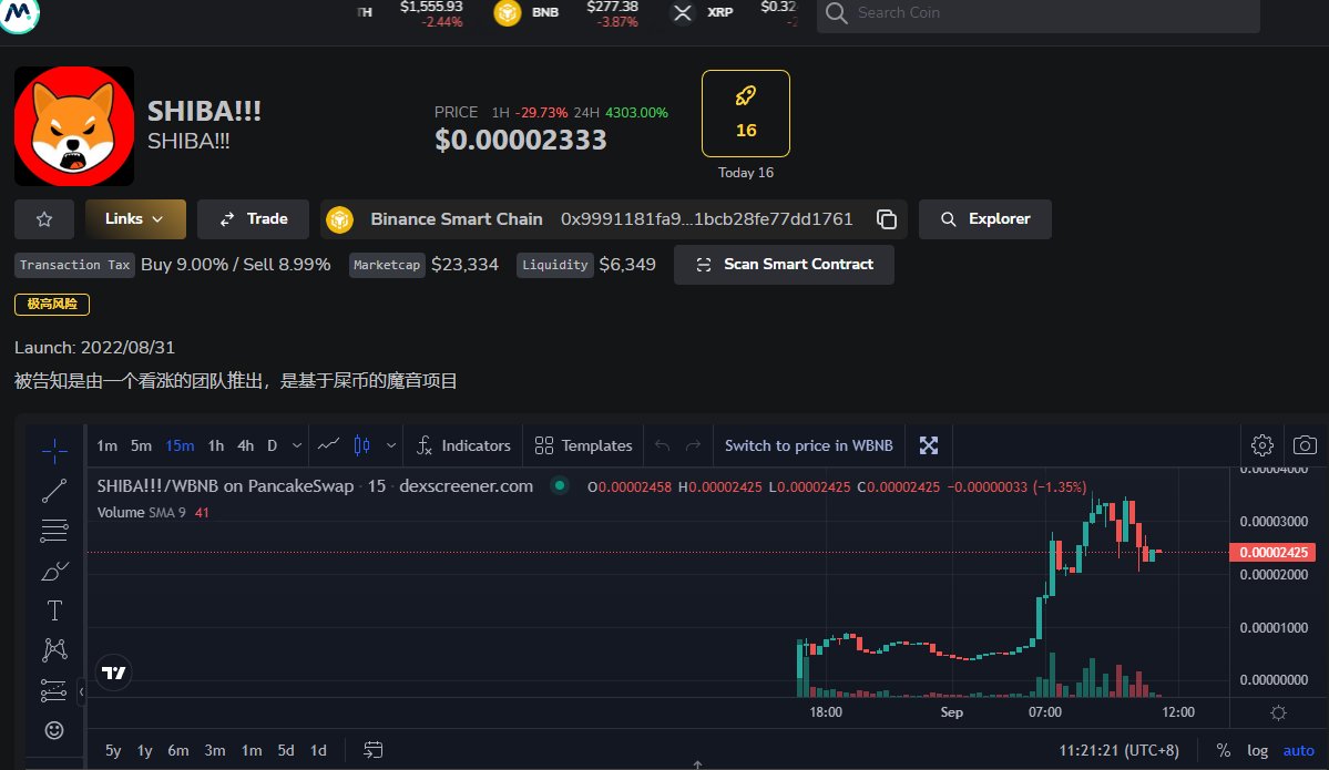 📢Listed on <a href="/MoontokOfficial/">Moontok 月兔 🐇</a> and <a href="/CNTOKEN_io/">CNTOKEN.io</a> coming.

moontok.io/coins/shiba-19

#SHIBA #shibainu