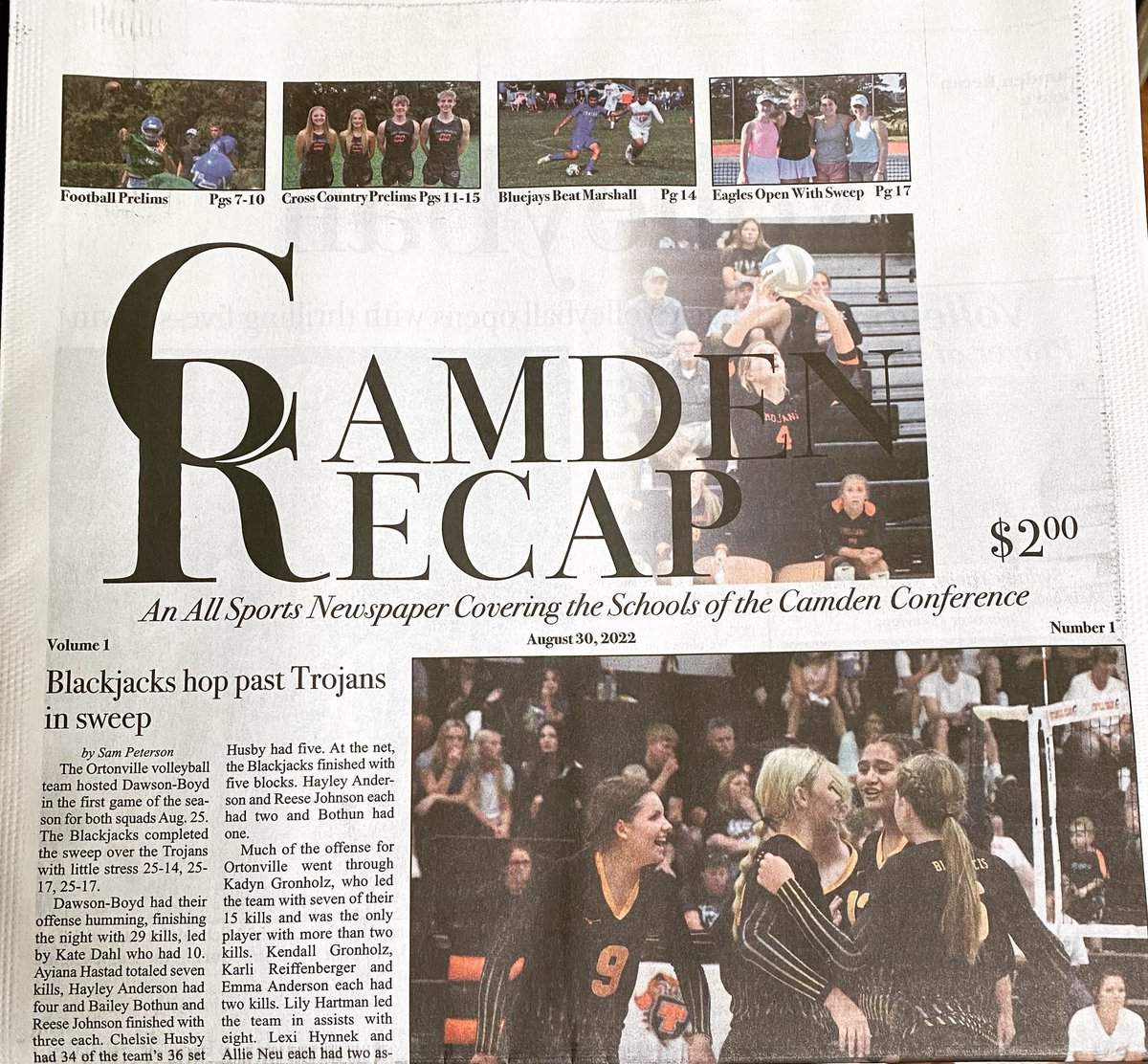 The Camden Recap has in-depth coverage of the high school sports teams in the Camden Conference! Get your subscription today at camdenrecap.com!