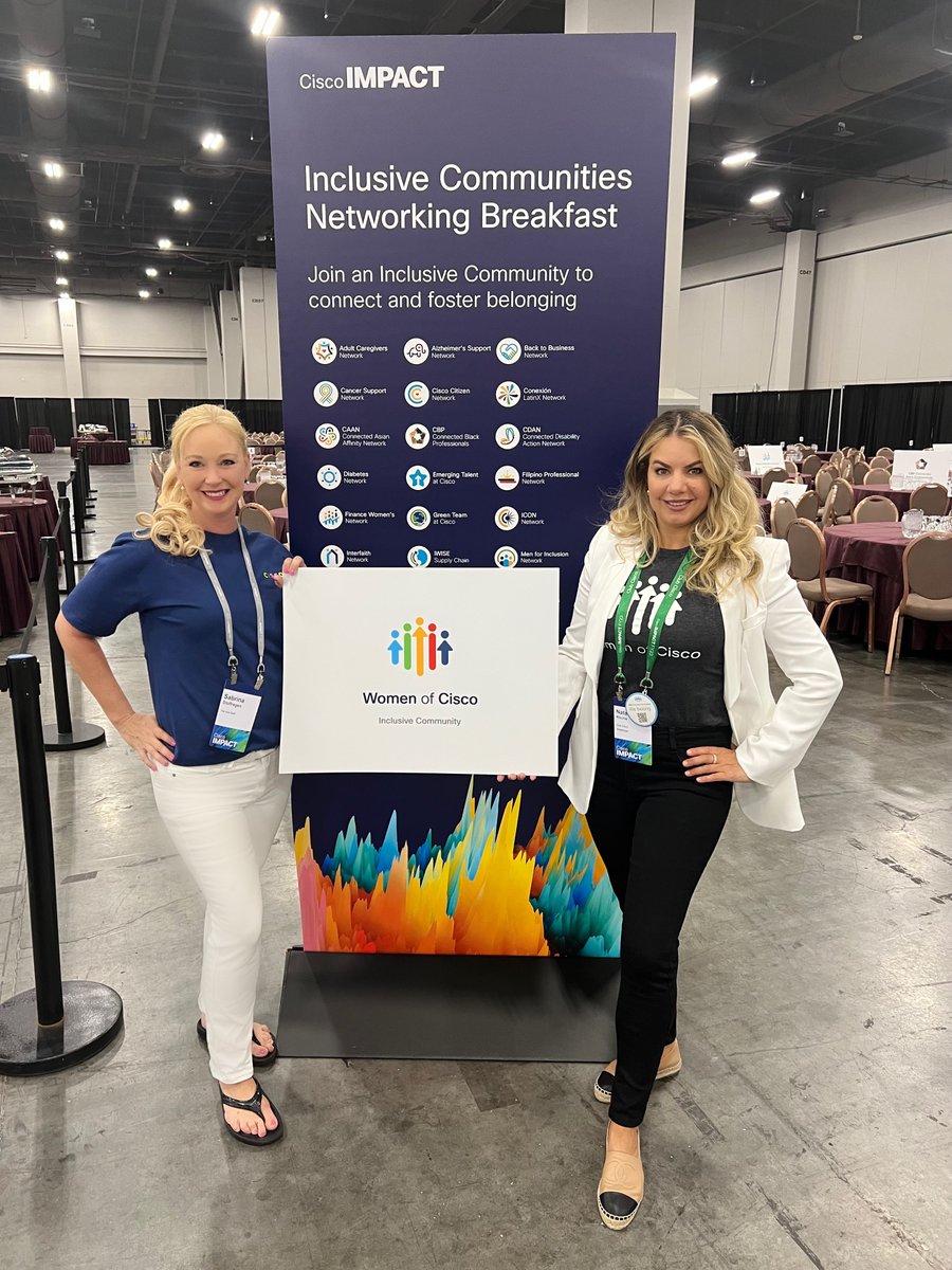 WomenOfCisco's tweet photo. This week at #CiscoImpact our teams got to witness the power of #OneCisco in action, making us #unstoppable together. 💙 What an incredible turnout for the #Inclusive Communities Networking Breakfast. 🙏🏼 TY to our leaders, allies, and most importantly our members 👏🏼 #WeAreCisco https://t.co/2UHpiuP2iZ