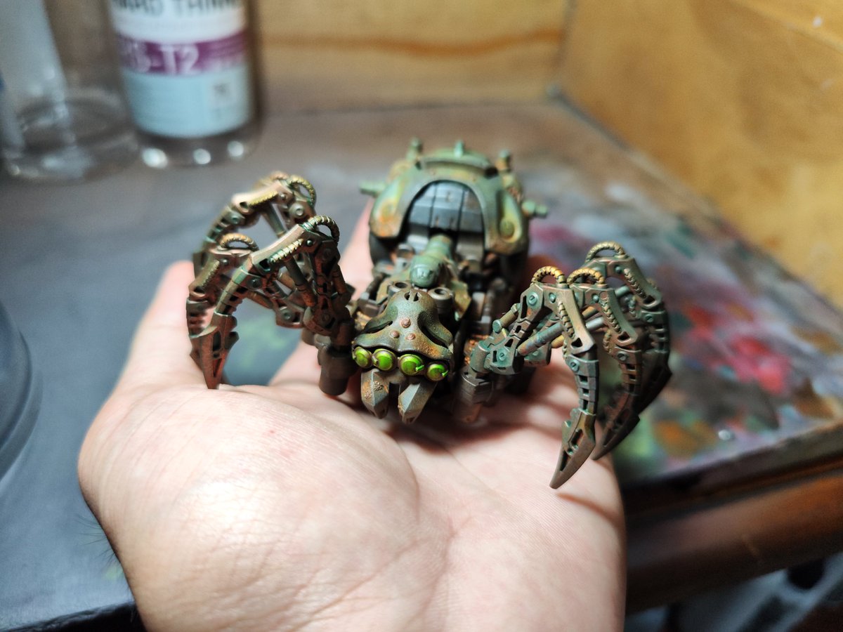 HobbyLifeStudio's tweet photo. 1/35 ZW18 Spideath
ตัวหุ่นเดี๋ยวมาตบฝุ่นด้วยpigmentเพิ่ม
ส่วนฐานตอนแรกคิดว่าจะทำไม่ทันแล้ว ตอนนี้อย่างน้อยมีส่งแล้ว เดี๋ยวพรุ่งนี้มาเก็บดีเทลเพิ่ม
1วันก่อนส่งผลงาน
#HobbyLifeStudio #TakaraTomy #Zoids #ZoidsWild #Spideath https://t.co/udJwHJ8IDG