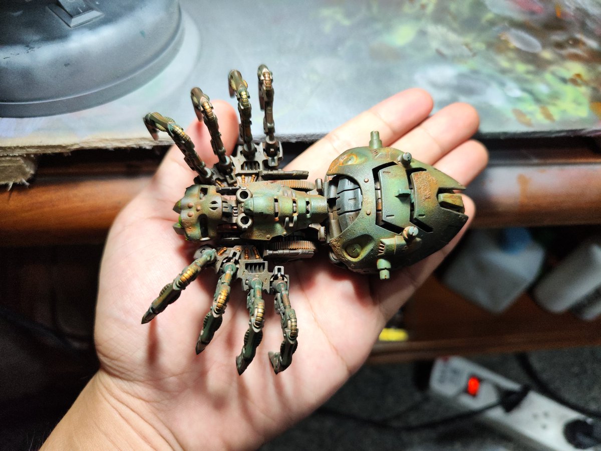 HobbyLifeStudio's tweet photo. 1/35 ZW18 Spideath
ตัวหุ่นเดี๋ยวมาตบฝุ่นด้วยpigmentเพิ่ม
ส่วนฐานตอนแรกคิดว่าจะทำไม่ทันแล้ว ตอนนี้อย่างน้อยมีส่งแล้ว เดี๋ยวพรุ่งนี้มาเก็บดีเทลเพิ่ม
1วันก่อนส่งผลงาน
#HobbyLifeStudio #TakaraTomy #Zoids #ZoidsWild #Spideath https://t.co/udJwHJ8IDG