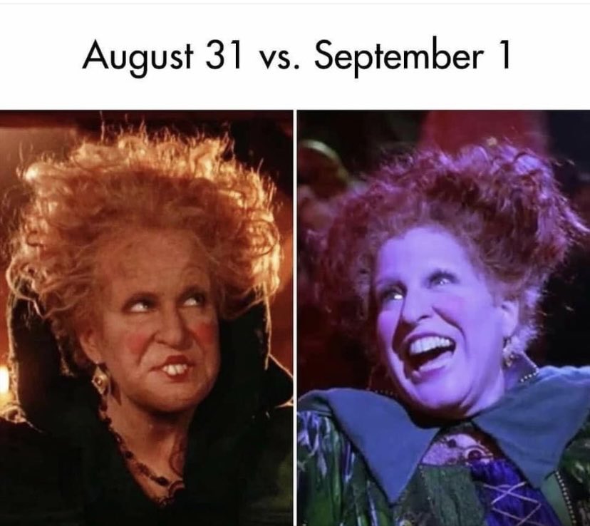 #Halloween #HocusPocus #September1st #pumpkinspice