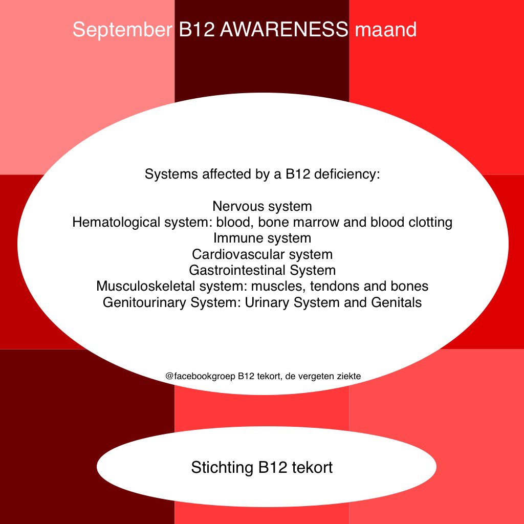 B12 informatieboek (B12 tekort,de vergeten ziekte) tweet media