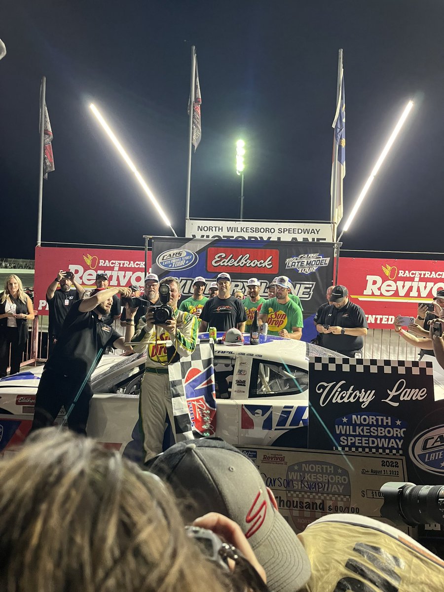Jacy_Norgaard's tweet photo. .@DaleJr took a photo of all us photographers tonight in victory lane. 

😂 Love it. https://t.co/SSjHqCVPeR