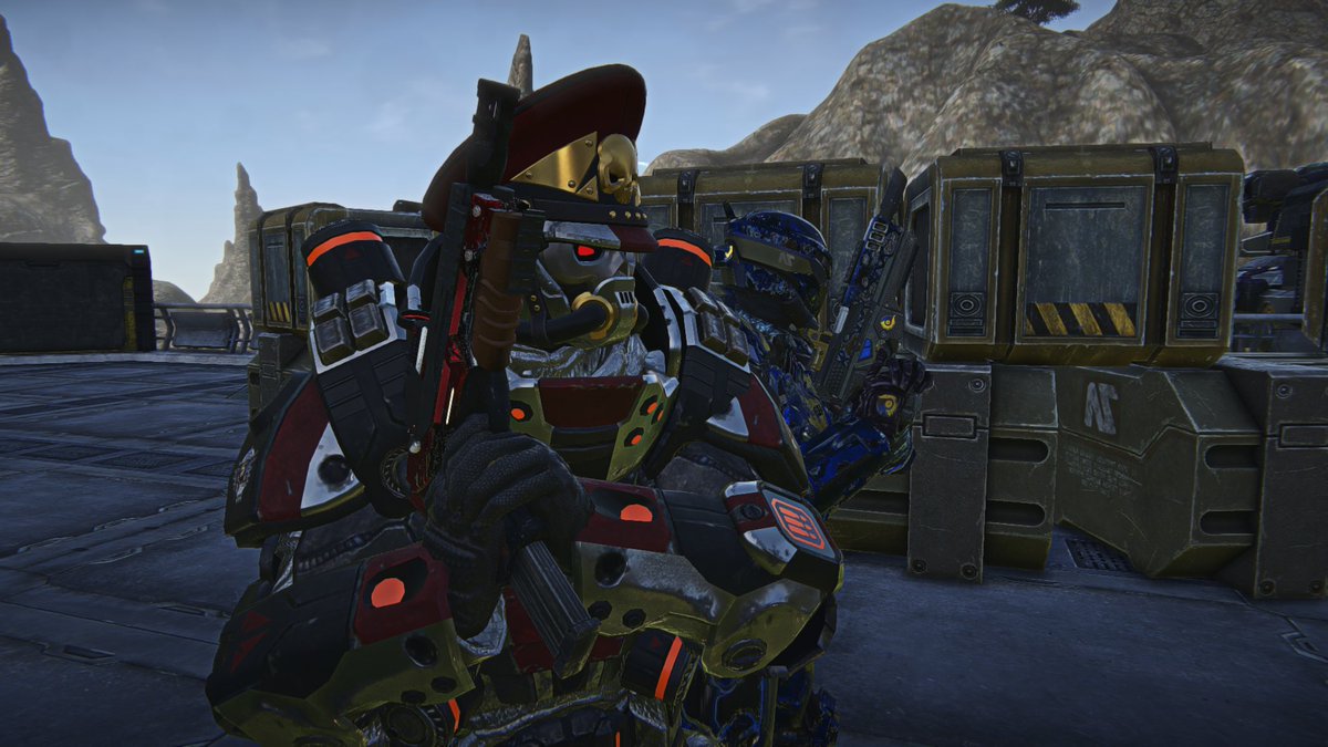 MrchThe's tweet photo. The Glorious Lad MrPatriot on MC and I Dueled over his final kill for his Executive. Congrats MrPatriot and Welcome to the Arx Pistol club. 
@planetside2 #planetside2 https://t.co/S2fTseWfLf