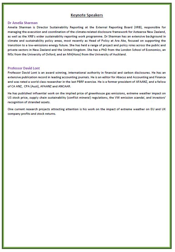 The 12th SARN conference will be held at the Otago Business School on 02 September 2022 on the latest developments in the sustainability domain. 
Zoom link: otago.zoom.us/j/96073184401?… 
Password: 436422