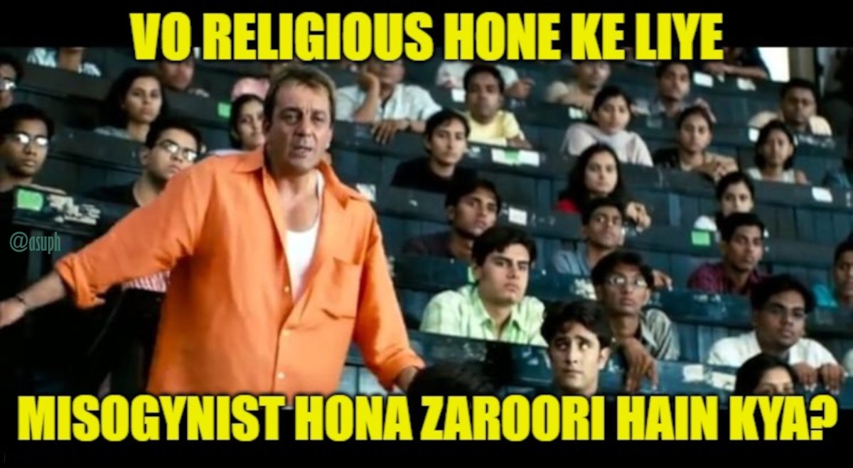 asuph's tweet photo. Main bhi meme. 

#misogyny #sexism #patriarchy #ReligiousSexism https://t.co/TWcZmluflX
