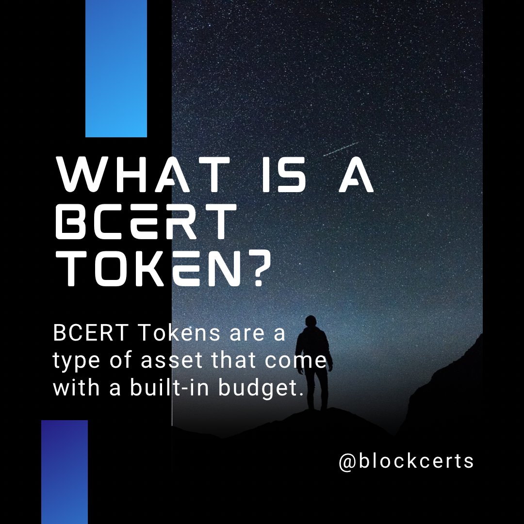 BlockCerts_'s tweet photo. A BCERT Token is a lot like Google's "AdWords" and Mobile phone companies' "Data Plans.".

You can use as many or as few BCERT Tokens as you want. 

Click to see our latest blog post and learn more about how they work: https://t.co/sqGsxwVJgV https://t.co/qM3YY3qJGw