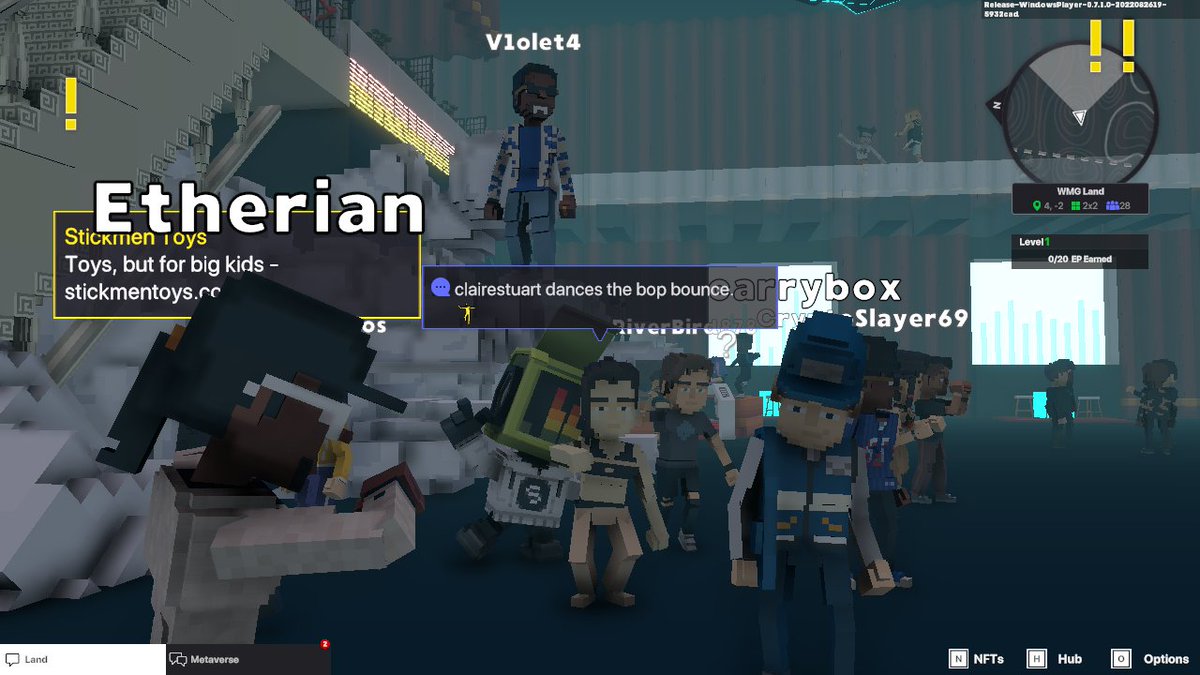 ClaireStuart56's tweet photo. @TheSandboxGame @warnermusic I just participated in the #SandboxAlphaS3Giveaway for a chance to win 500 SAND! Found Spinnin Record’s Rog3r, check out my screenshot below!
👇
sooo many people here. hehe who's here with me?
#WMG
#SandboxGame 
#SandboxAlphaS3 #SandboxAlphaS3Giveaway https://t.co/xNyzMzIJyS