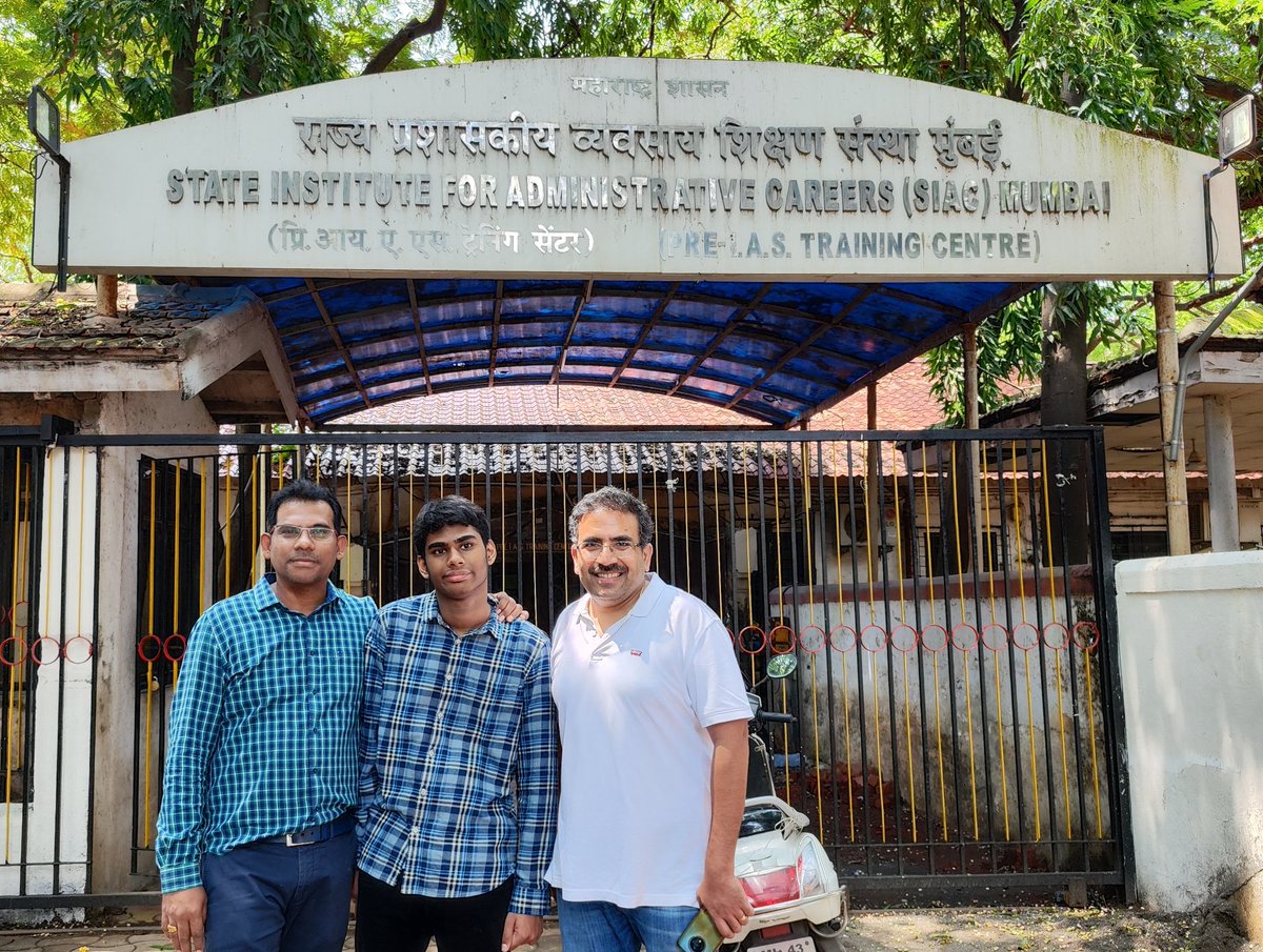 nitinbjawale's tweet photo. I would have never been an IAS officer without #StateInstituteOfAdministrativeCareers, Maharashtra govt run institution which provides residential,library &amp;coaching to CSE aspirants. Expressing gratitude 2 d cohort of contemporary aspirants who gave right direction to my effort🙏 https://t.co/X65kbi5UGi