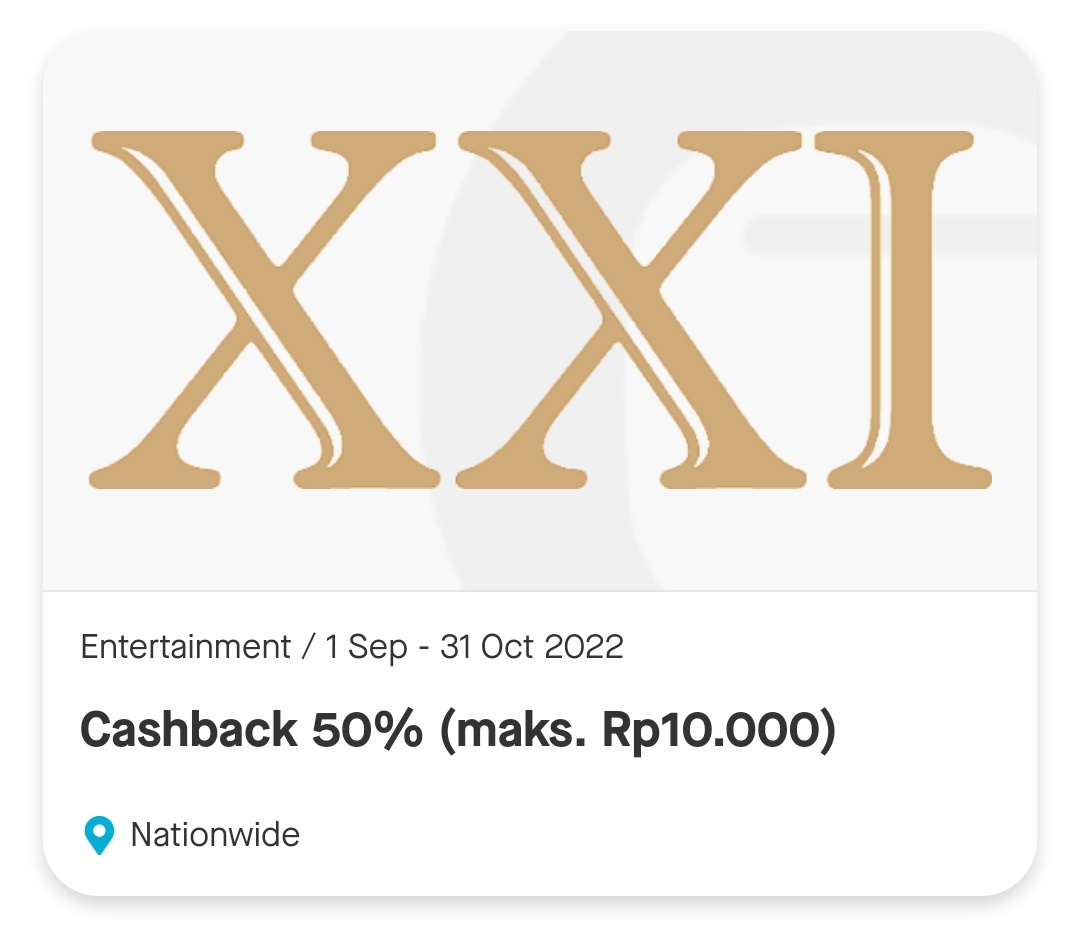 RacunBelanja's tweet photo. Promo bioskop dengan Gopay 🎞️

XXI
🗓️ 1 Sep-31 Okt 2022
Cashback 50%
Maks. Rp10.000
Min. transaksi Rp20.000

Cinepolis
🗓️ 1 Jul-18 Sep 2022
Cashback 50%
Maks. Rp15.000
Min. transaksi Rp30.000

CGV
🗓️ 22 Ags-21 Nov 2022
Cashback 50%
Maks. Rp7.000
Min. transaksi Rp10.000 https://t.co/0ovu459wSc