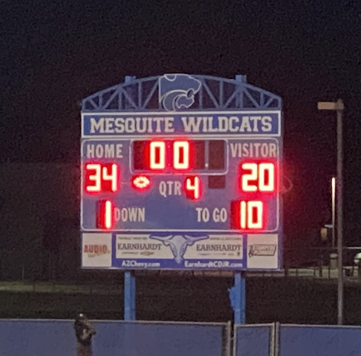 mesqwildcatFB's tweet photo. Wildcats frosh team comes up with the win on  their season opener against McClintock @VanceMillerAZ @MesquiteAthDept @Coach_BFields https://t.co/uXgkSAgQpW