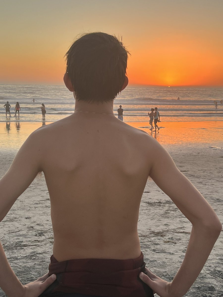 Beautiful night at Moonlight! This kid loves his evening sessions. 🌊