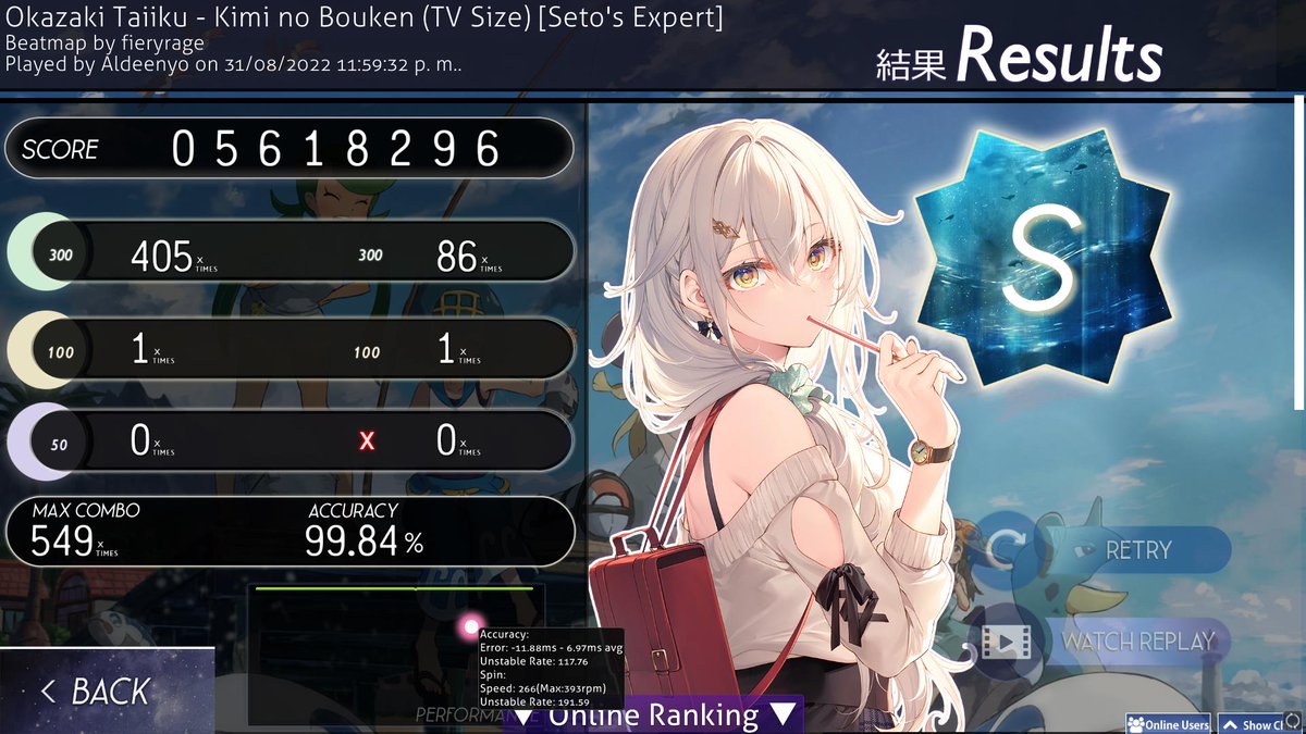 aldeenyo's tweet photo. 239pp 2nd top play, really happy with this score https://t.co/BEyhxpzfCI
