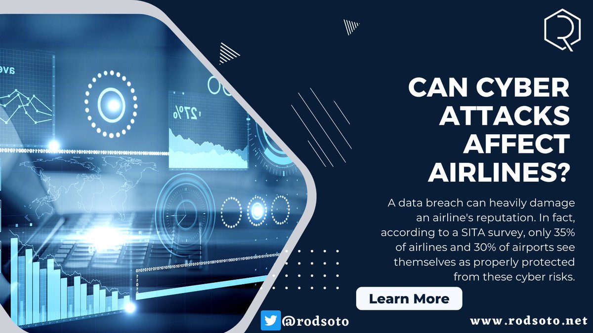 rodsoto's tweet photo. Can Cyber attacks affect airlines?
#hackmiami #pacifichackers #defcon #redalerticsctf #machinelearning #ml #mltk #strt #splunk #cybersecurity #infosec #machinelearning #ml #mltk #strt #splunk #cybersecurity #infosec https://t.co/eGBE8K5CrO