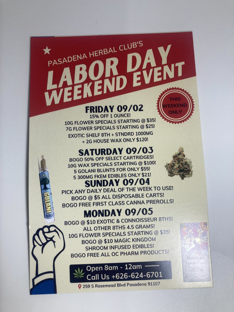 BudsofPasadena tweet picture